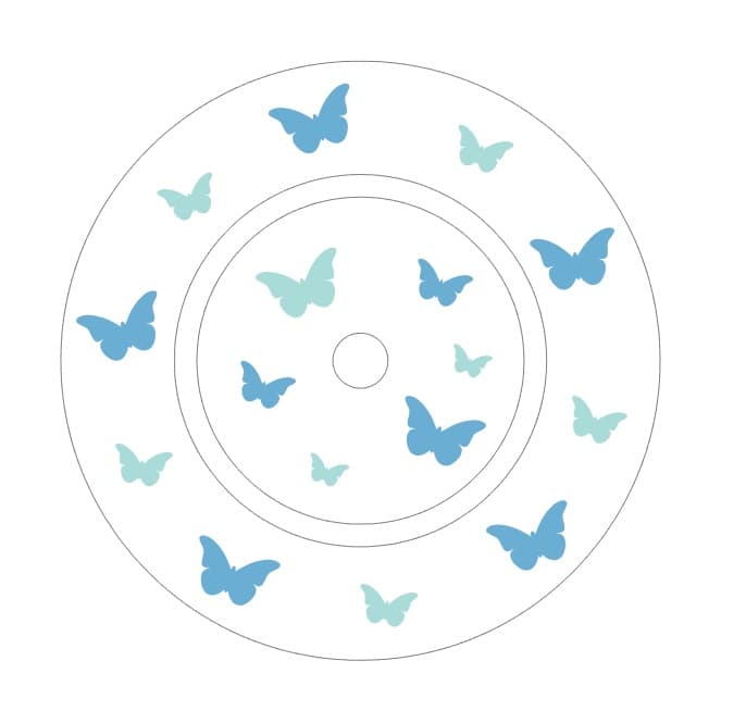 Schutzfolie Toniebox Ladestation Schmetterling 5