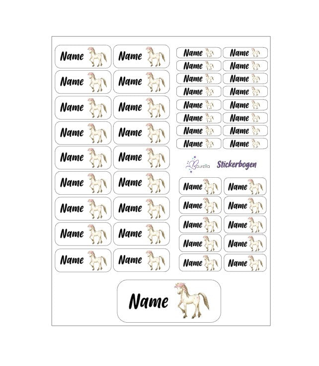 Stickerset Baurelia Pferd 6