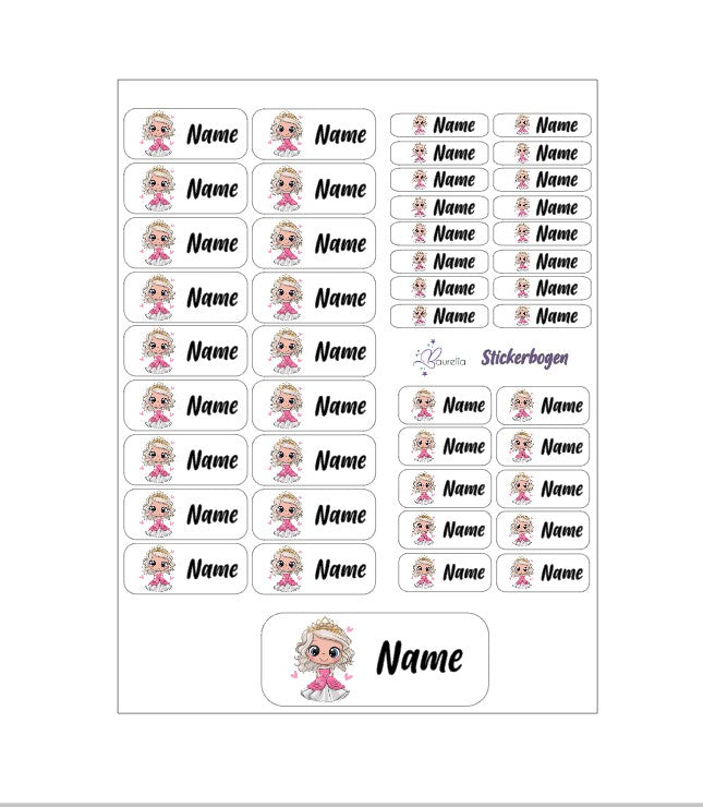 Stickerset Baurelia Prinzessin 3
