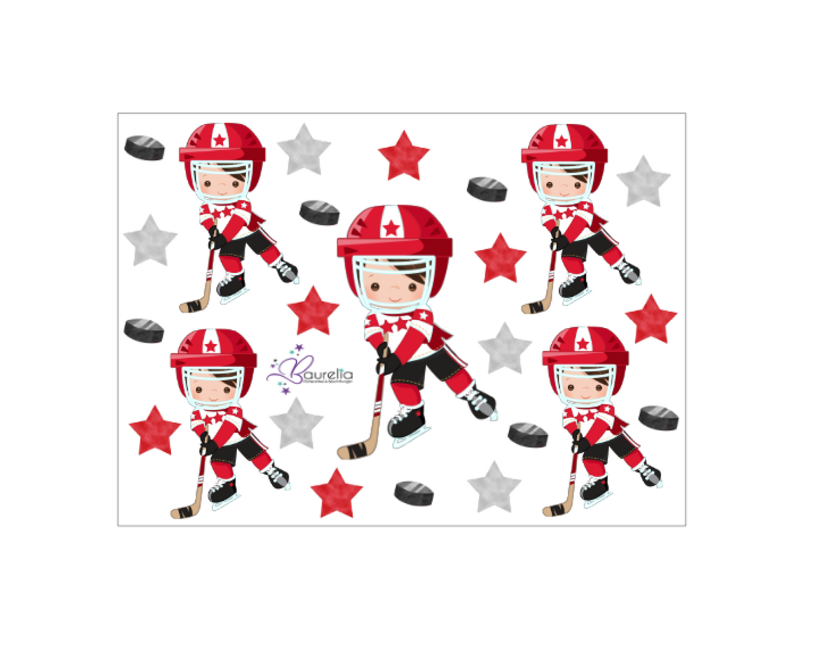 Stickerbogen Eishockey 1