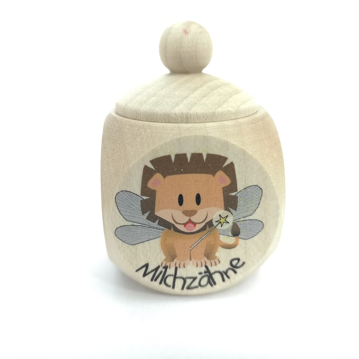 Milchzahndose Löwe mit Flügeln