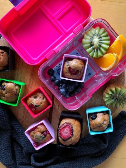 Silikonformen Rectangle Munchcups 2 Stück