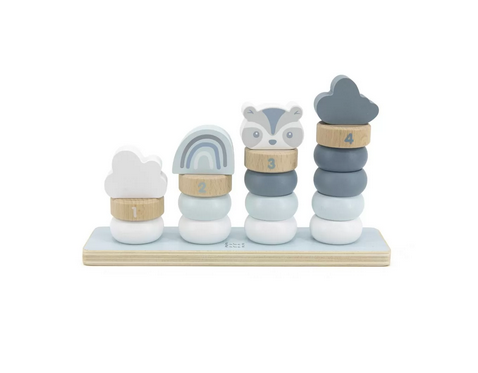 Label Label Stapelturm Klein Blau