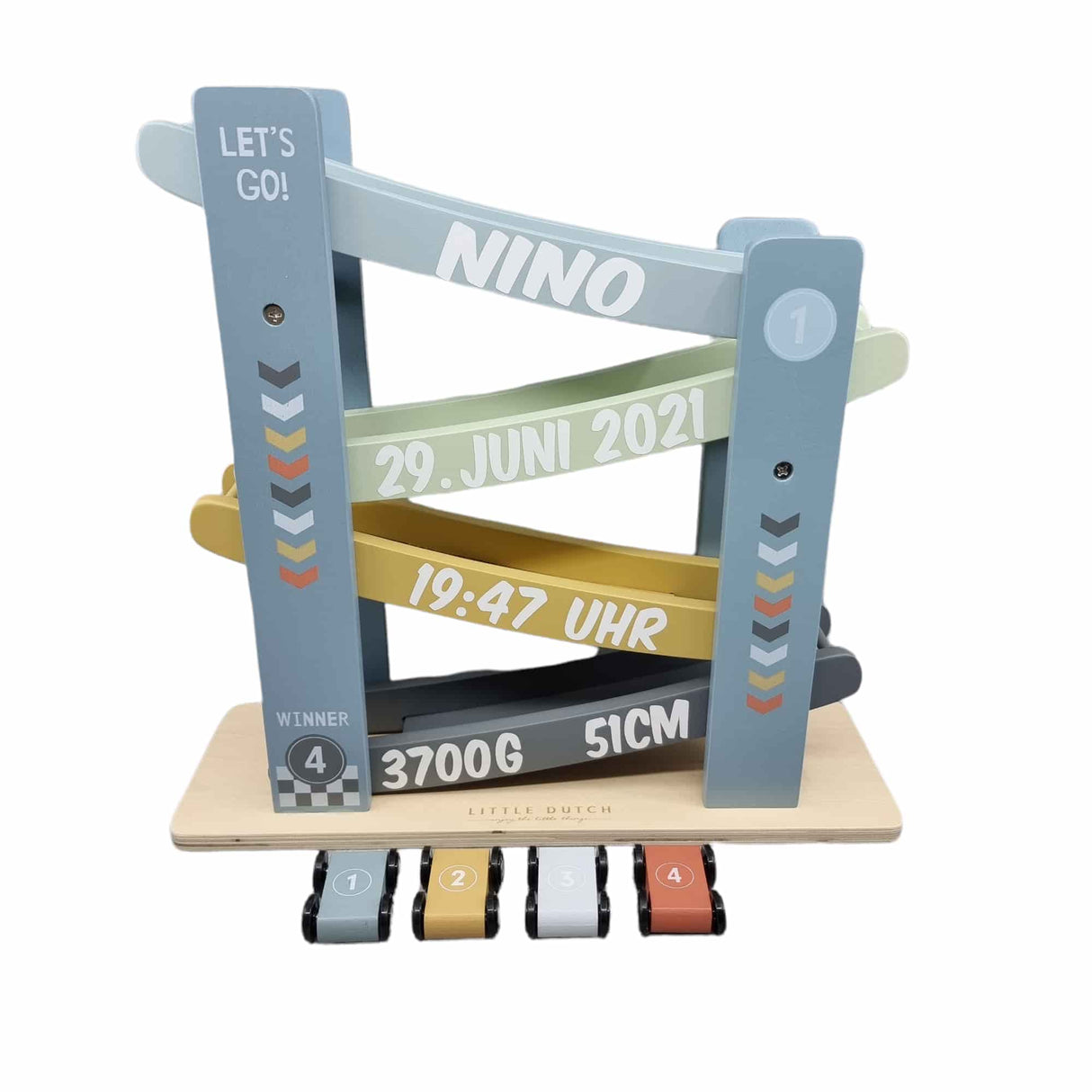 Little Dutch Rennbahn Cars