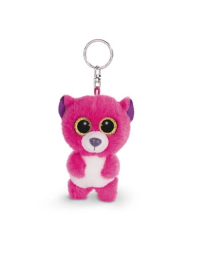 Schlüsselanhänger Plüsch Glubschi Bär Pink