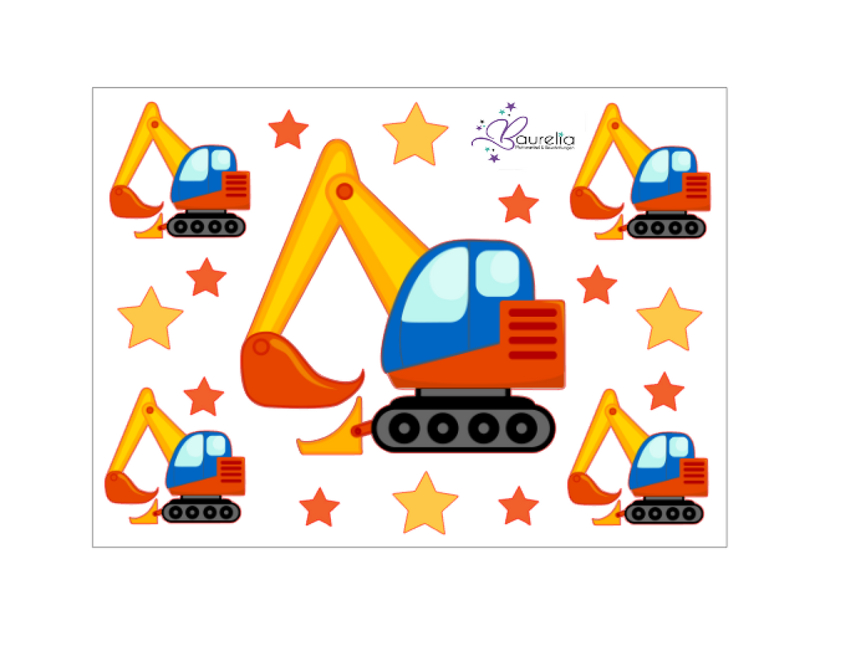 Stickerbogen Bagger 2