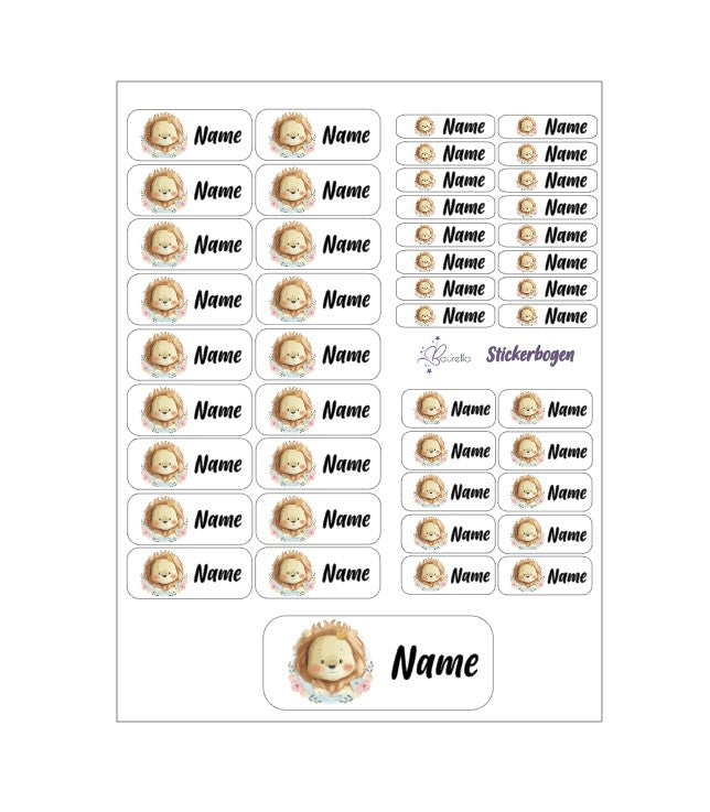 Stickerset Baurelia Löwe 3