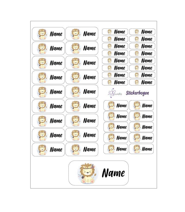 Stickerset Baurelia Löwe 4