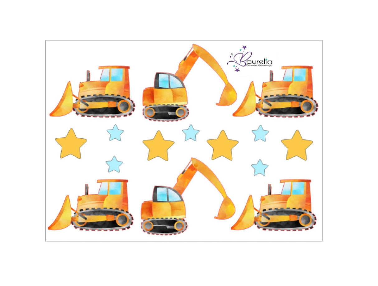 Stickerbogen Bagger 1