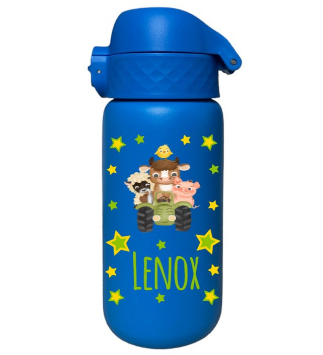 Kinder Thermosflasche Ion8 350ml Blau