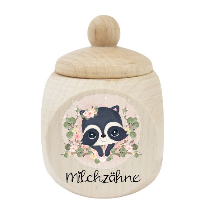 Milchzahndose Waschbär 5