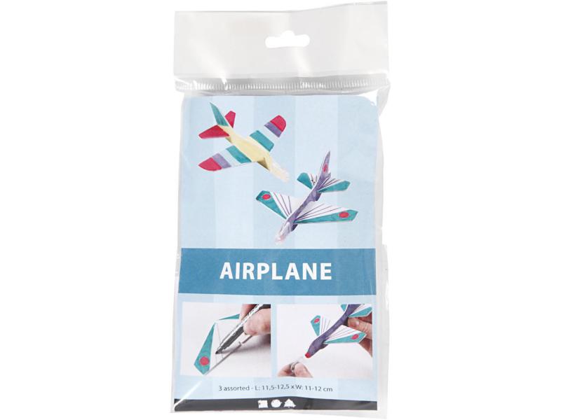 Bastelset Flugzeug 3 Stück