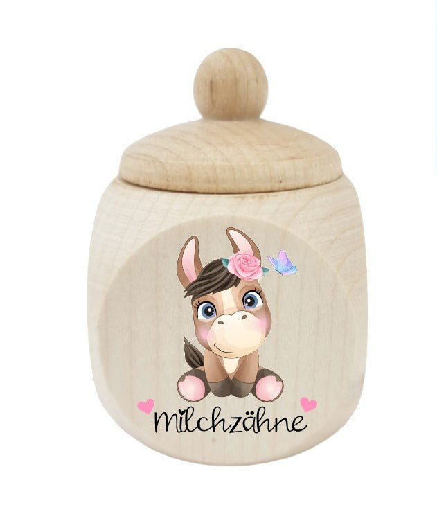 Milchzahndose Pferd 1