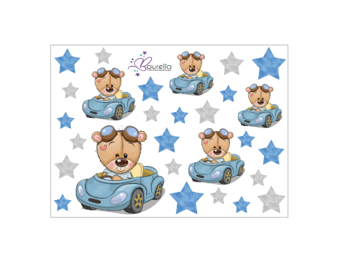 Stickerbogen Bär 5