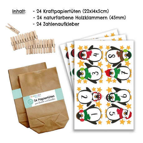 Adventskalender Pinguin