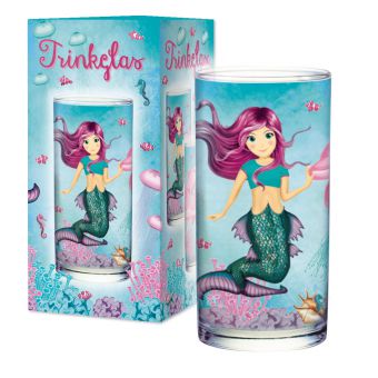 Trinkglas Meerjungfrau