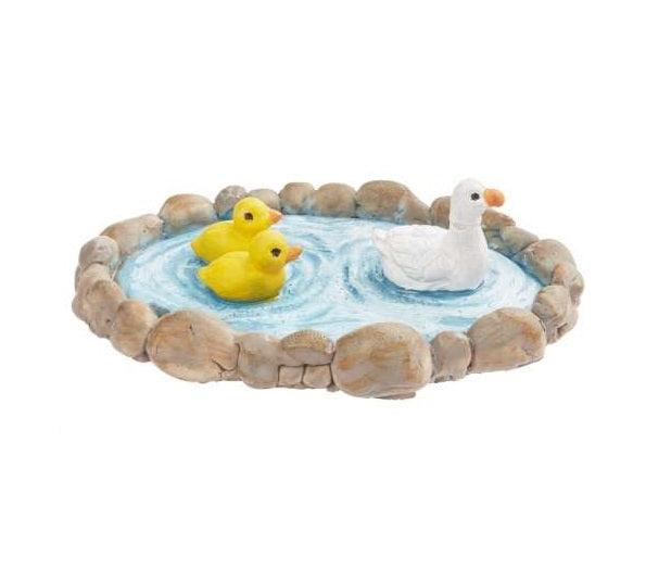 Wichtelzubehör Teich mit Enten