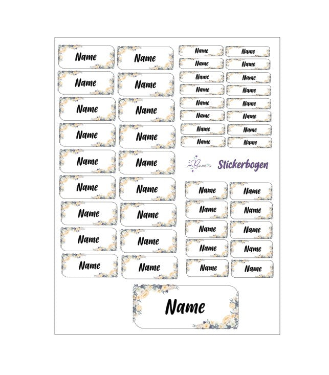 Stickerset Baurelia Blume 2