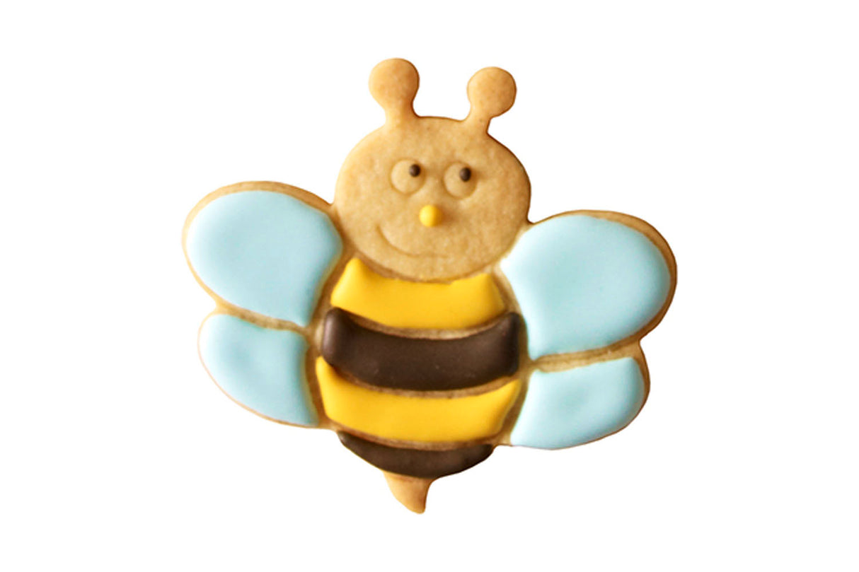 Edelstahl Ausstechform Biene mit Prägung