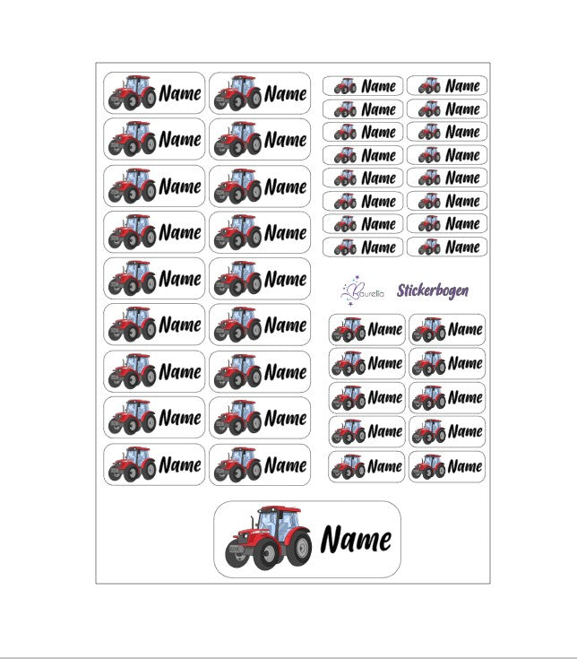 Stickerset Baurelia Traktor 5