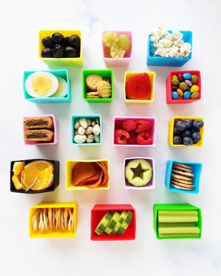 Silikonformen Munchbox Rectangle 2er Set Rot