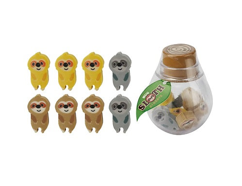 Radiergummi Faultier im Glas