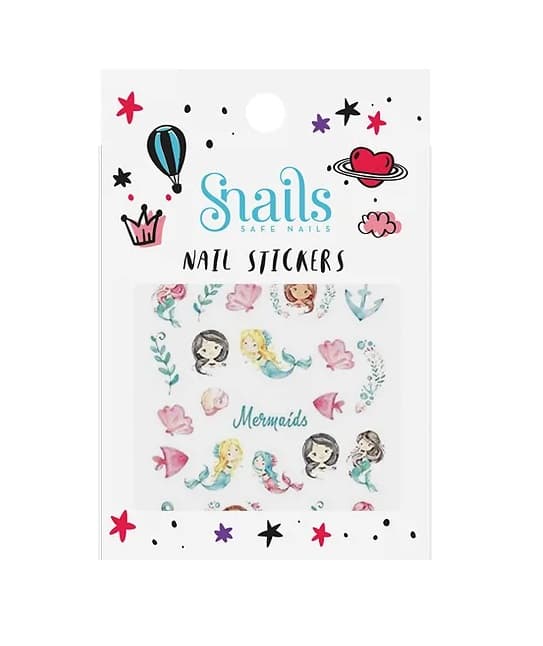 Ohr und Nagelsticker Snails Meerjungfrau