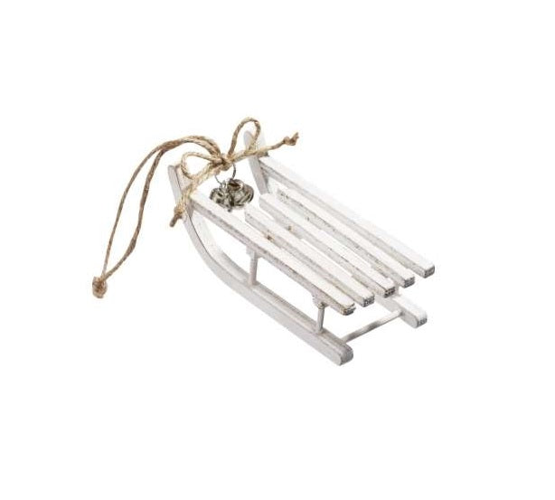 Wichtelzubehör Schlitten Weiss