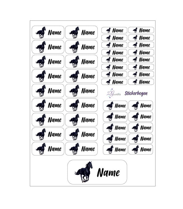 Stickerset Baurelia Pferd 2