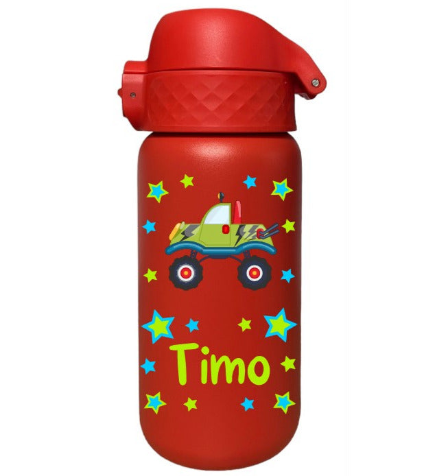 Kinder Thermosflasche Ion8 350ml Rot