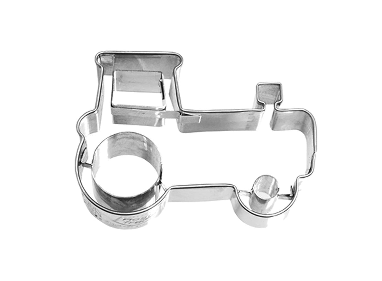 Edelstahl Ausstechform Traktor mit Prägung