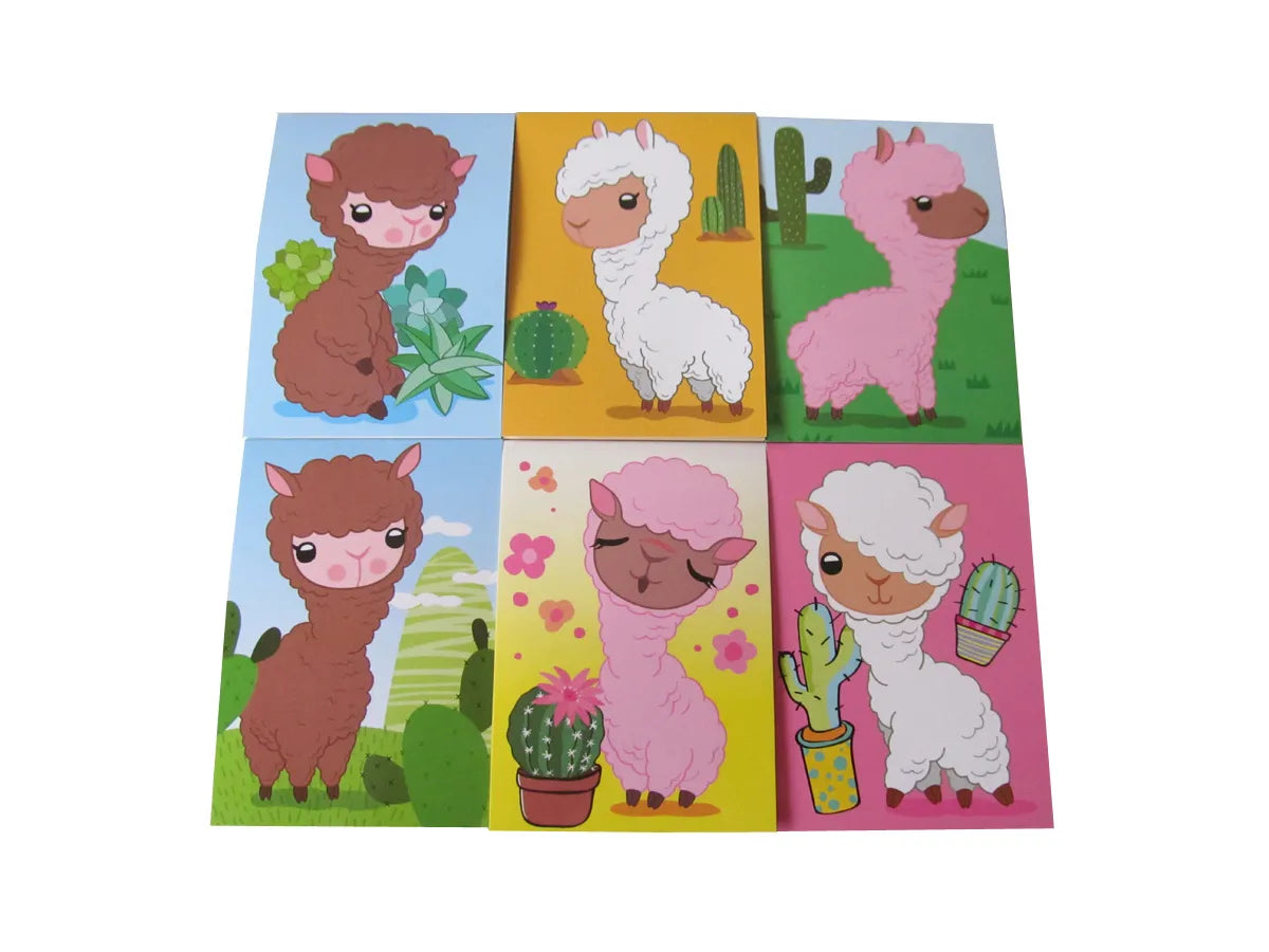 Notizblock Lama assortiert
