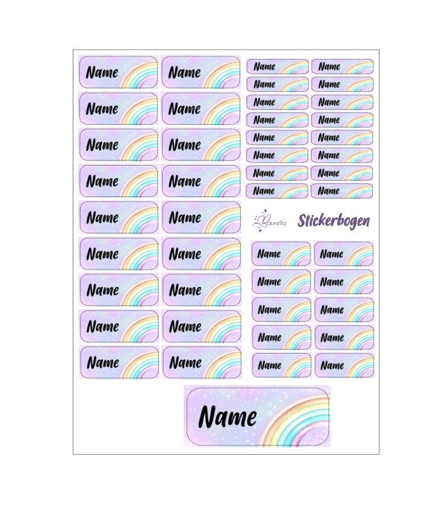 Stickerset Baurelia Regenbogen 3