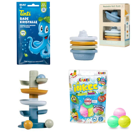badeartikel kinder, badeartikel kinder kaufen, tinti, tinti kaufen, badekugel, badespielsachen, adventskalender ideen, little dutch, craze, tinti
