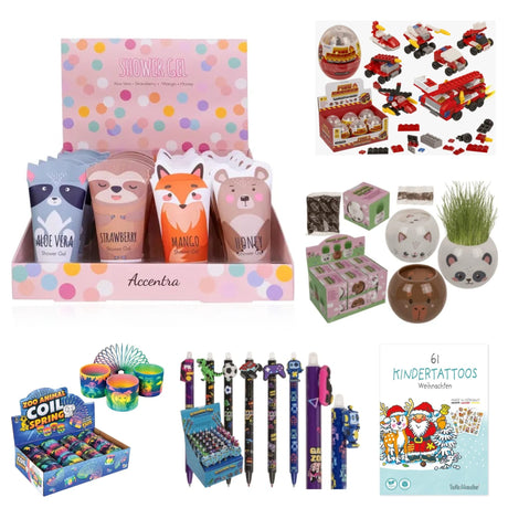 Adventskalenderartikel für Kinder bis 5 Fr. – kleine Geschenke und Überraschungen zum Befüllen