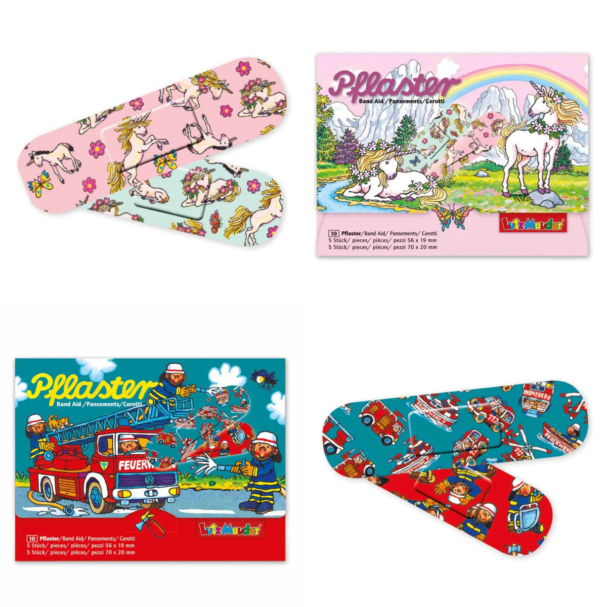 Pflaster für Kinder mit tollen Motiven kaufen - Baurelia.ch – Baurelia GmbH
