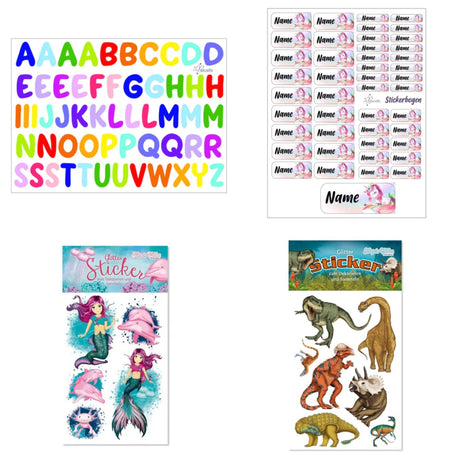 sticker kinder, stickerbogen, sticker, stickerbogen kinder, sticker mit name, stickerbogen mit name, sticker kinder glitzer, sticker kinder personalisiert, sticker znünibox, sticker abc, sticker mädchen, sticker junge, sticker kinder kaufen