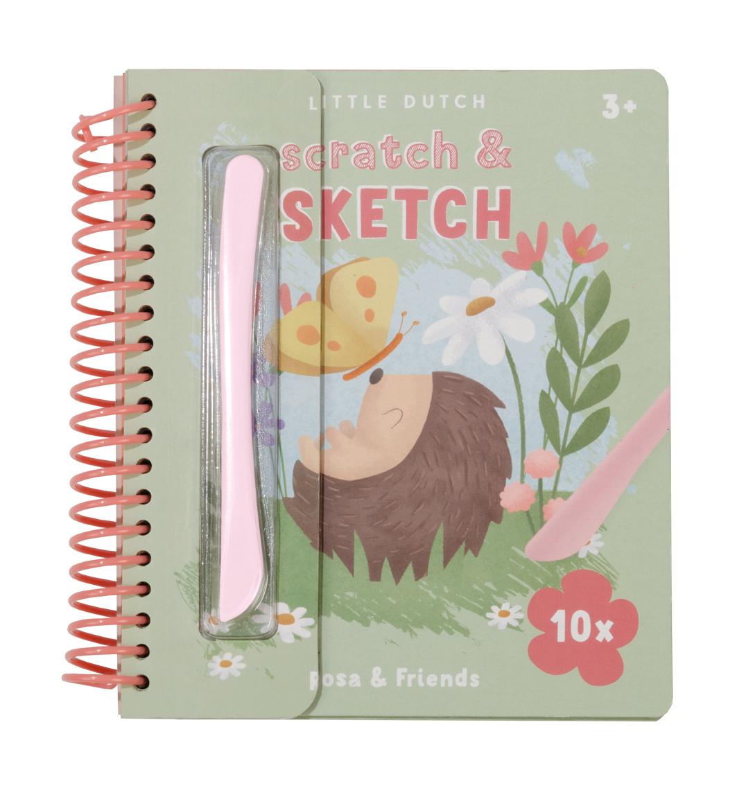 Scratchbuch Rosa & Firends