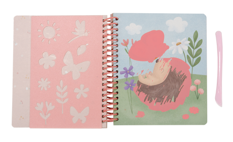 Scratchbuch Rosa & Firends