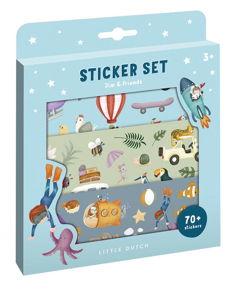 Little Dutch Stickerset Jim & Friends