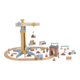 Little Dutch Kranset mit Eisenbahnschiene