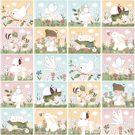 Little Dutch Zaubermalbuch Rosa