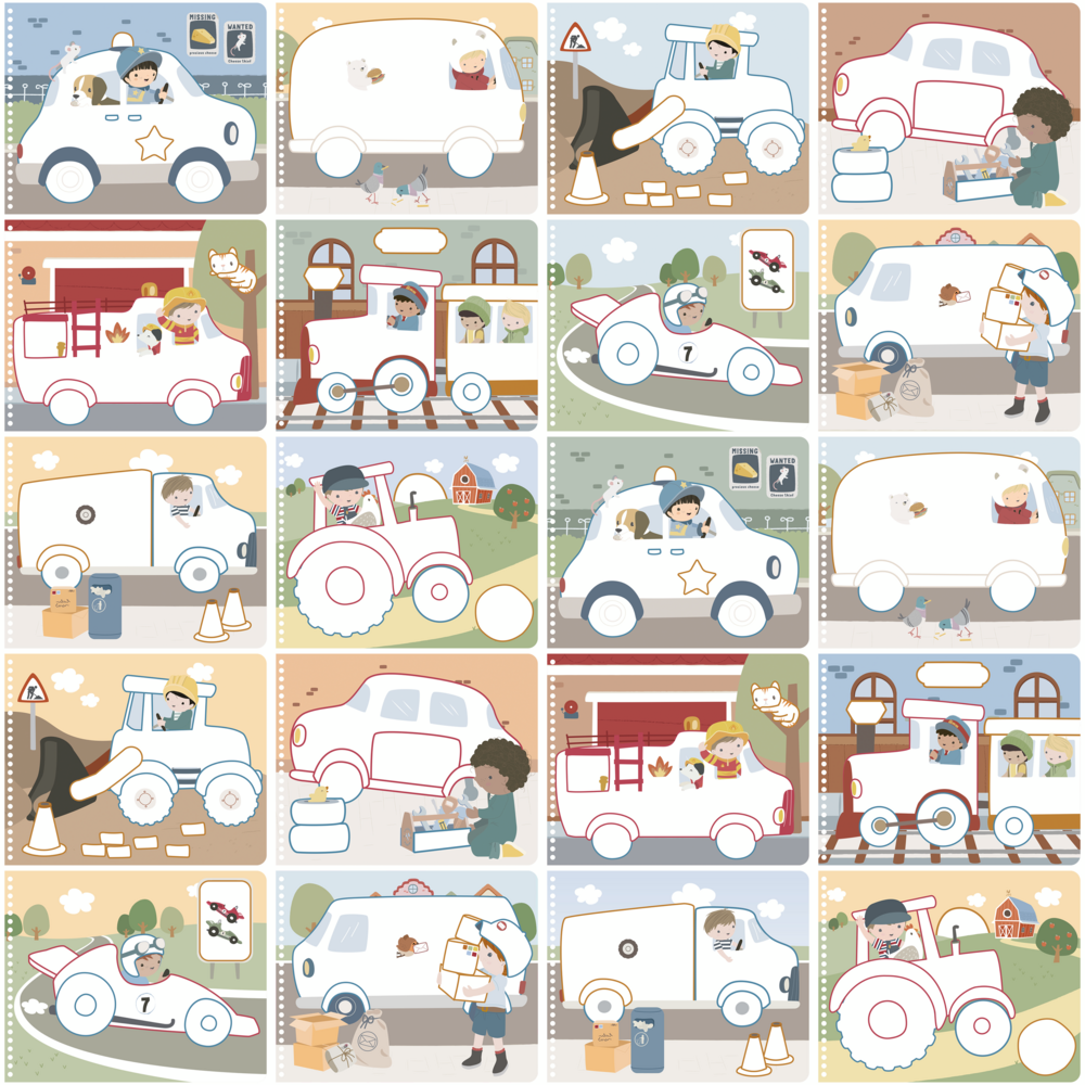 Little Dutch Zaubermalbuch Jim