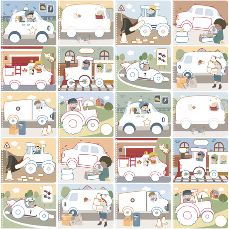 Little Dutch Zaubermalbuch Jim