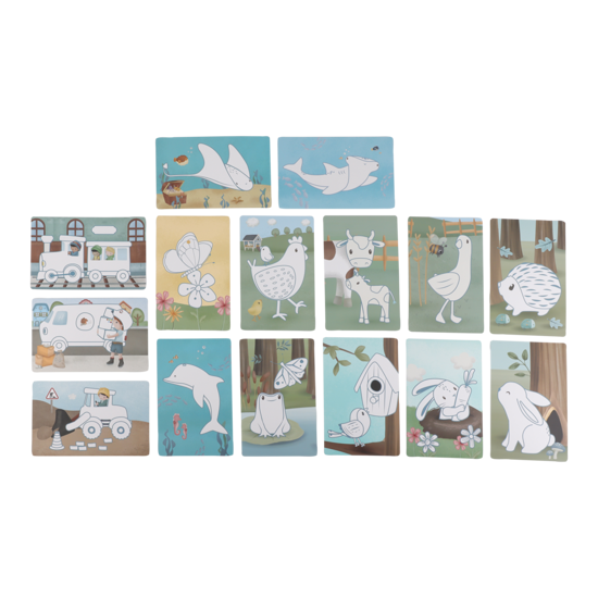 LCD Zeichen Tablet Little Dutch Blau