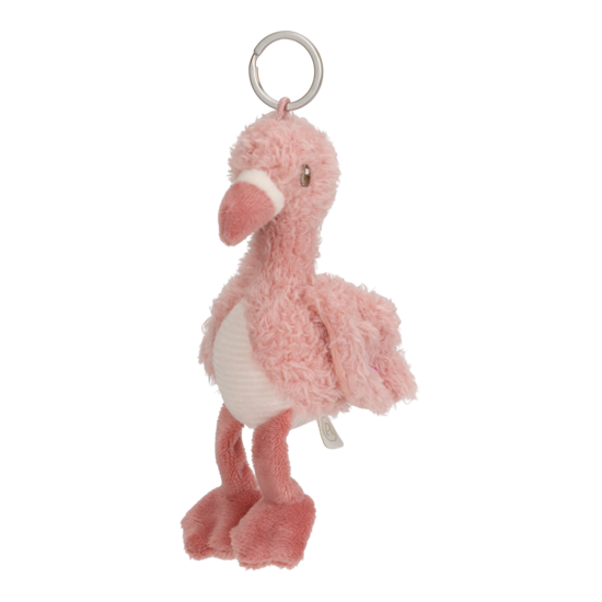 Schlüsselanhänger Plüsch Little Dutch Flamingo