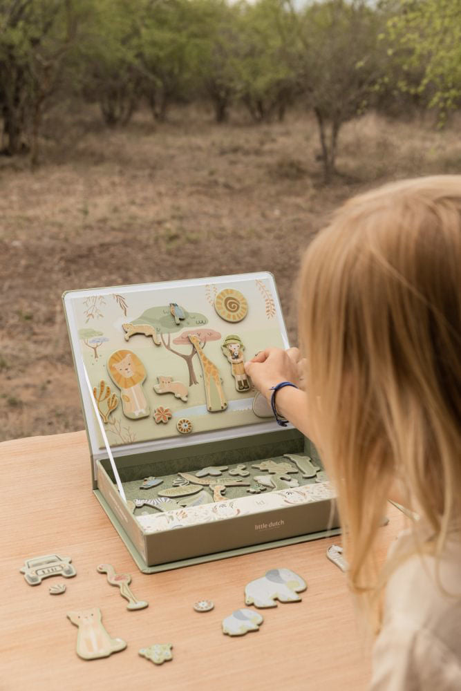 Little Dutch Magnetische Spieltafel Safari Friends