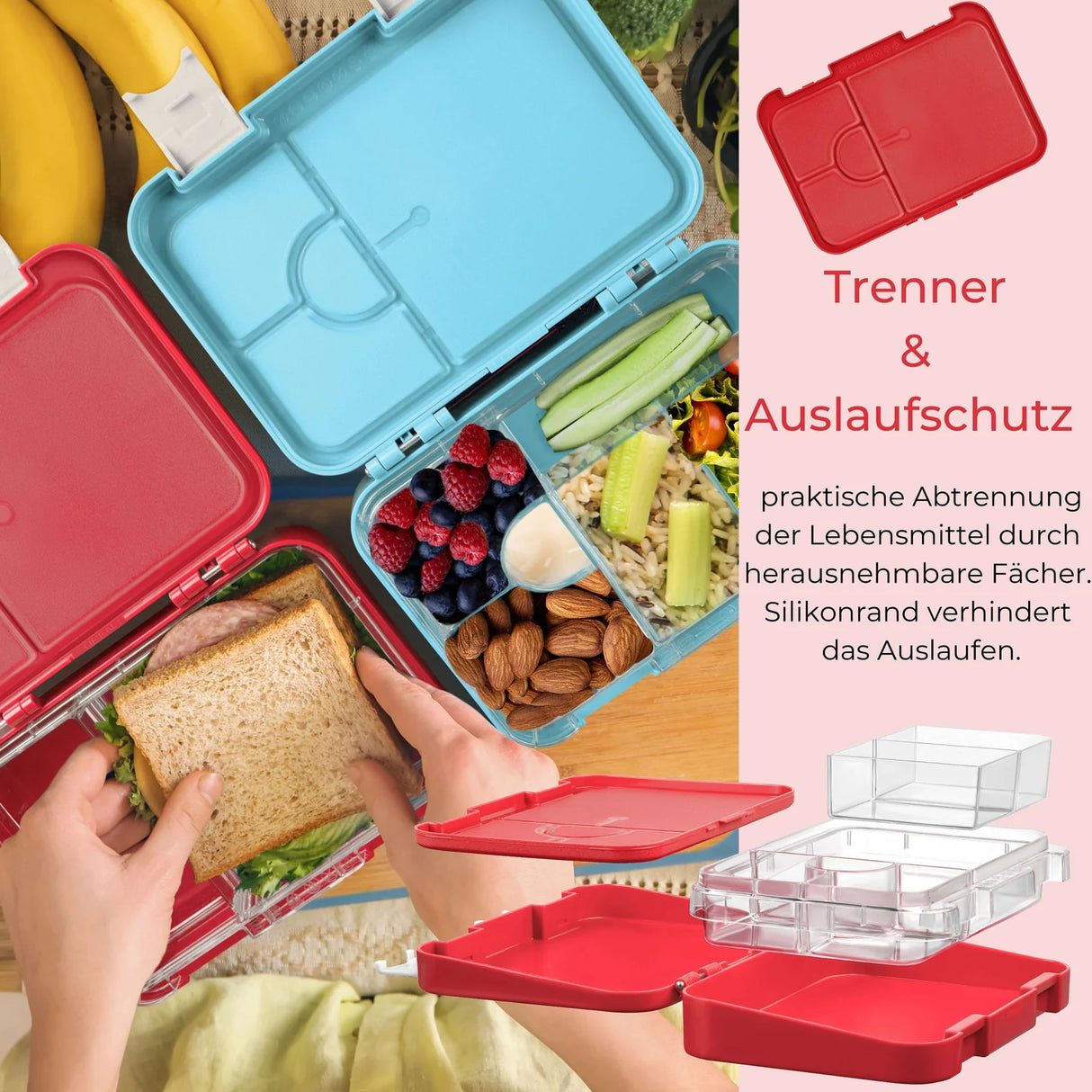Znünibox My Vesperbox Len Rot