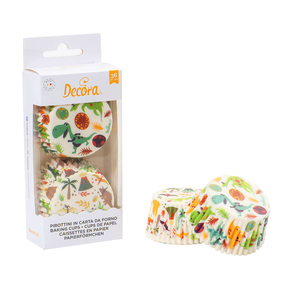 Muffinförmchen Decora Dino