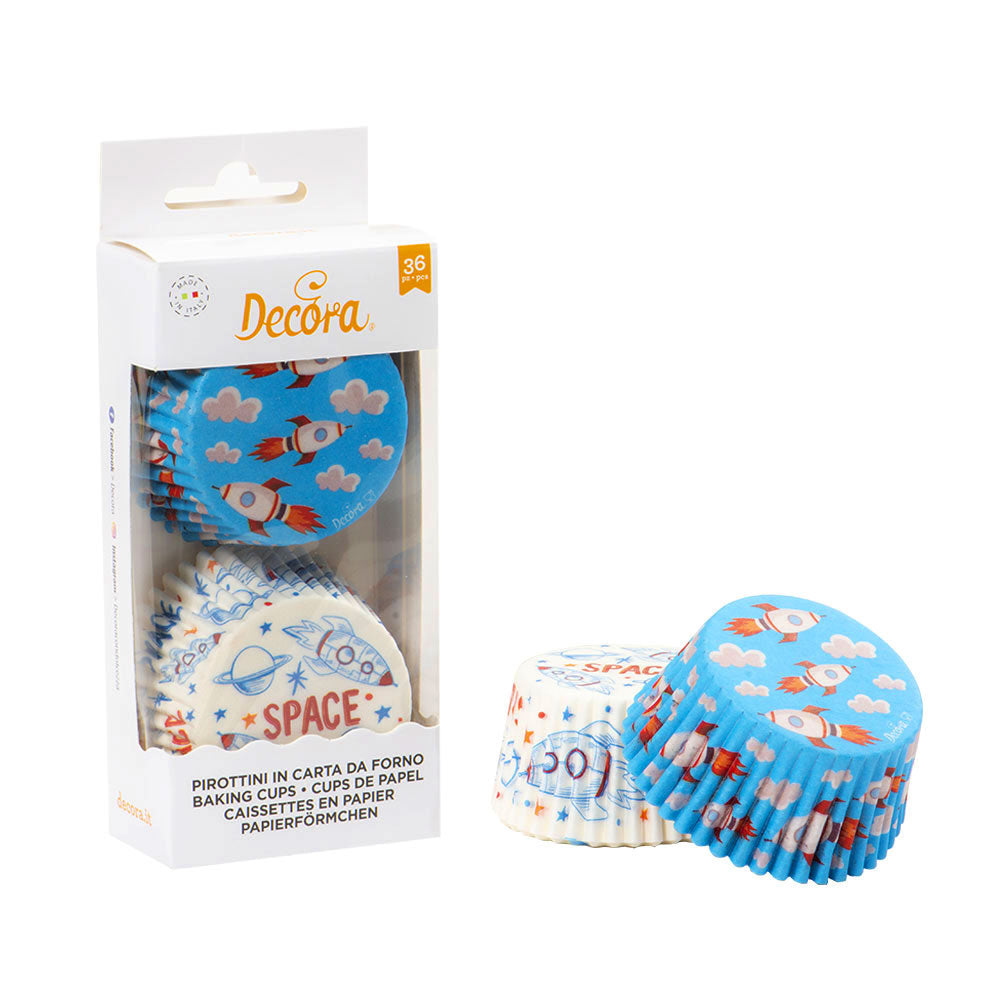 Muffinförmchen Decora Space